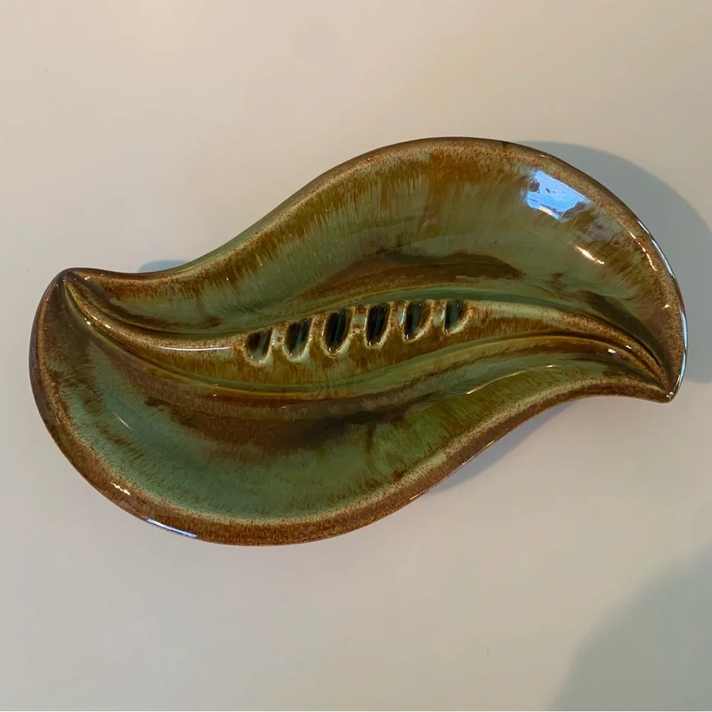 MCM HOUSE Gregory Ceramic Ashtray Mid-century Modern Excellent cond. NO chips - Picture 1 of 9